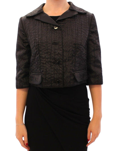  - Elegant Black Bolero Shrug Jacket