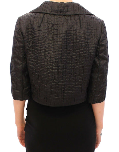  - Elegant Black Bolero Shrug Jacket