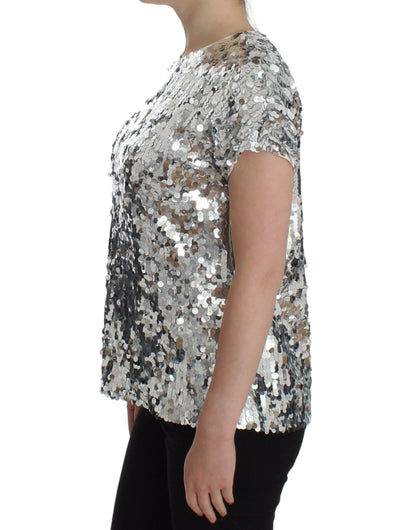  - Enchanted Sicily Sequined Evening Blouse