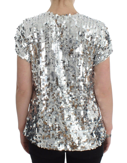  - Enchanted Sicily Sequined Evening Blouse