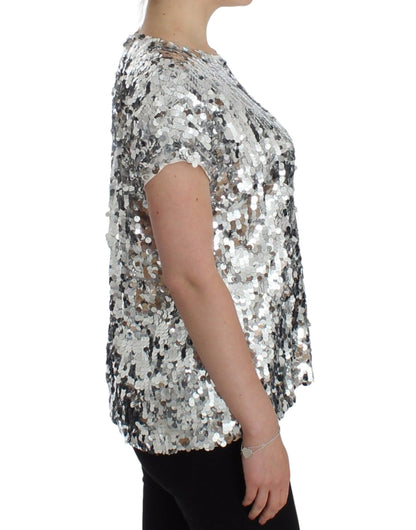  - Enchanted Sicily Sequined Evening Blouse