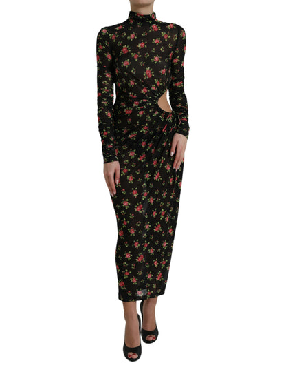  - Elegant Floral Sheath Dress