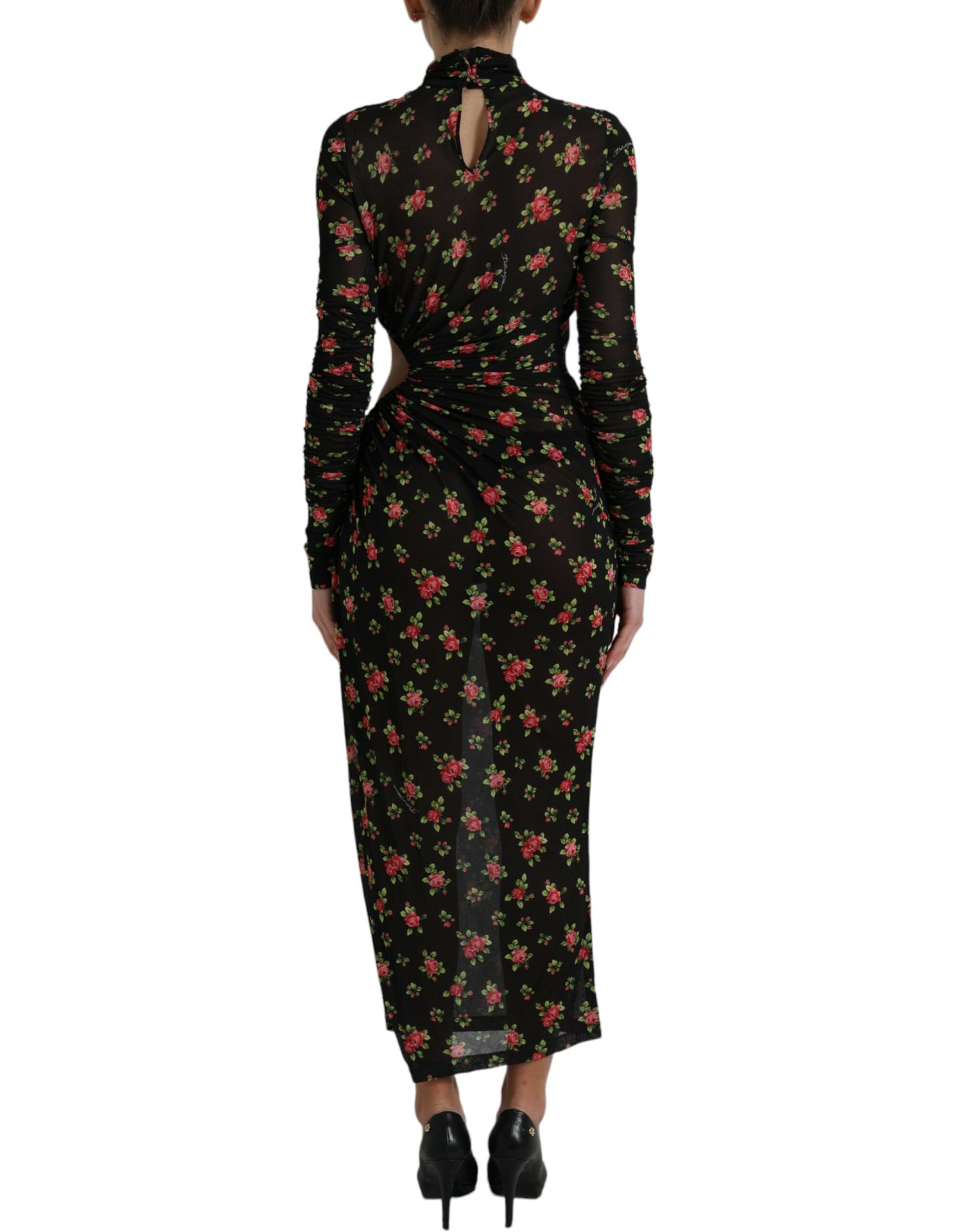  - Elegant Floral Sheath Dress