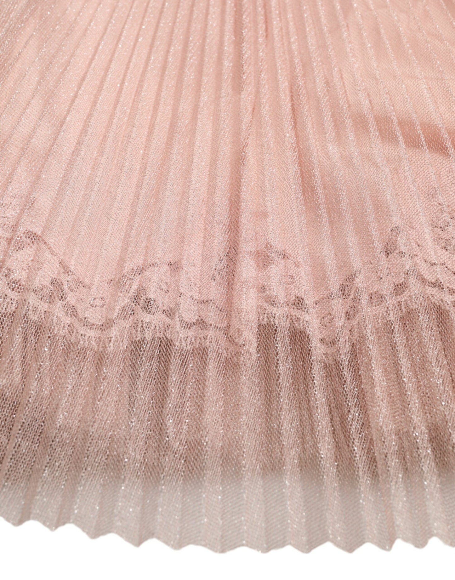  - Elegant Asymmetrical Pink Tulle Dress