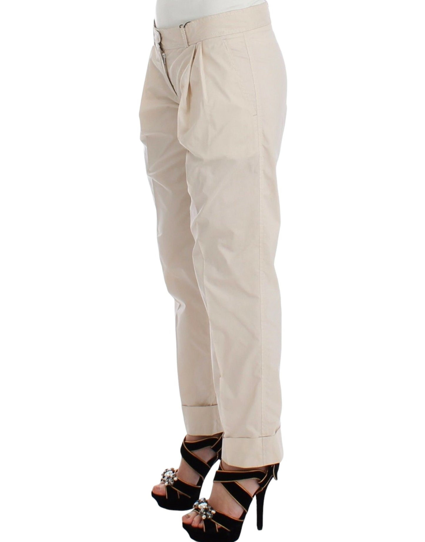  - Chic Beige Chino Pants - Elegance Redefined