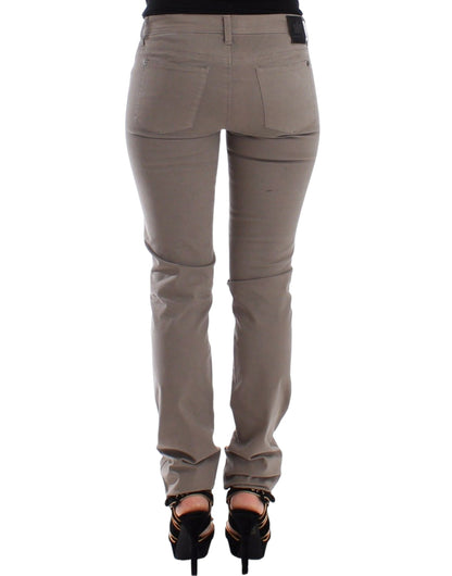  - Chic Taupe Skinny Jeans for Elevated Style