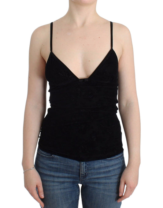  - Elegant Black Cami Lingerie Top