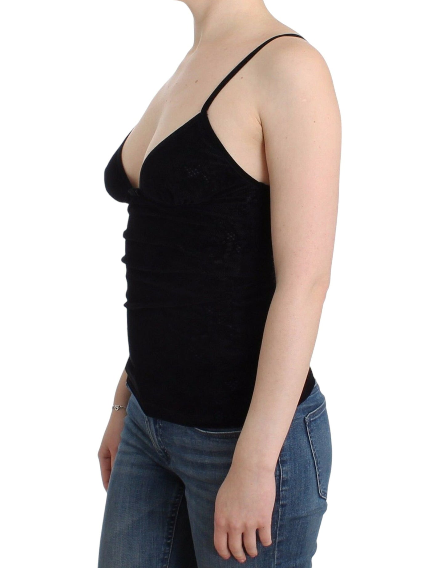  - Elegant Black Cami Lingerie Top