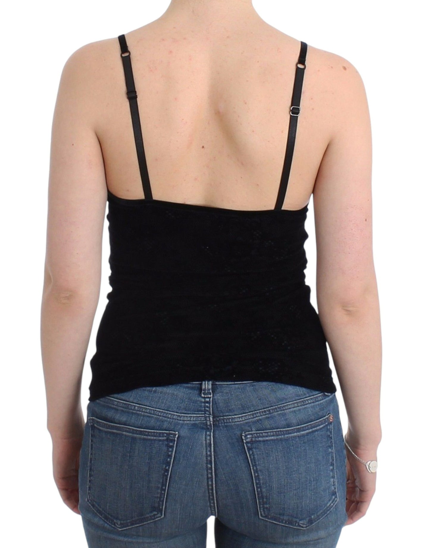  - Elegant Black Cami Lingerie Top