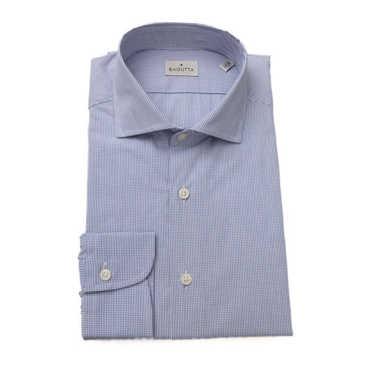  - Light Blue Cotton Men Shirt