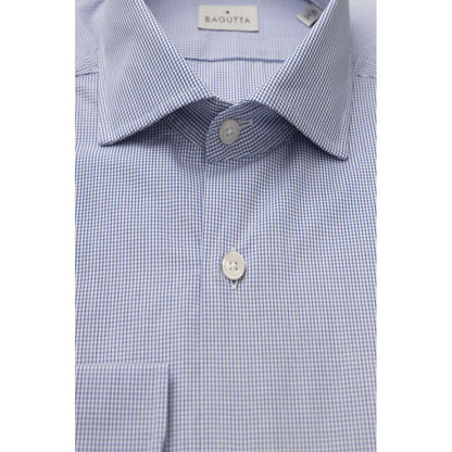  - Light Blue Cotton Men Shirt