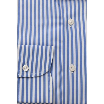  - Light Blue Cotton Men Shirt