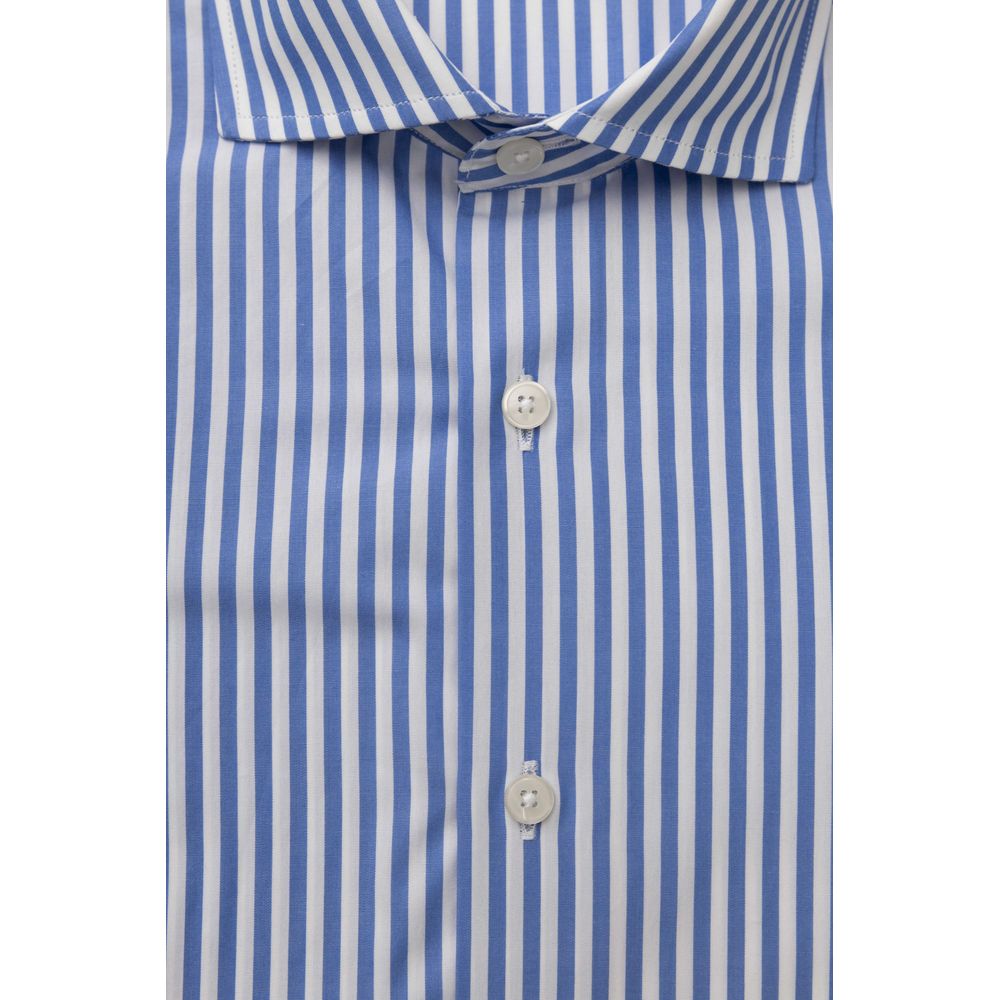  - Light Blue Cotton Men Shirt