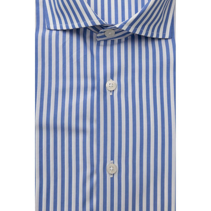  - Light Blue Cotton Men Shirt