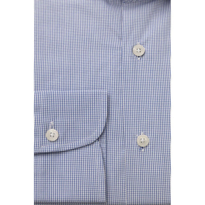  - Light Blue Cotton Men Shirt