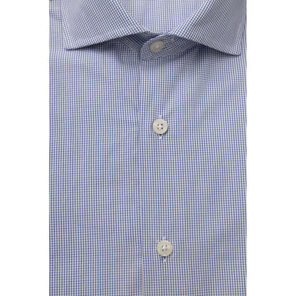  - Light Blue Cotton Men Shirt