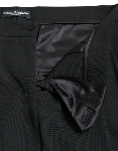  - Elegant High-Waist Tapered Cropped Pants