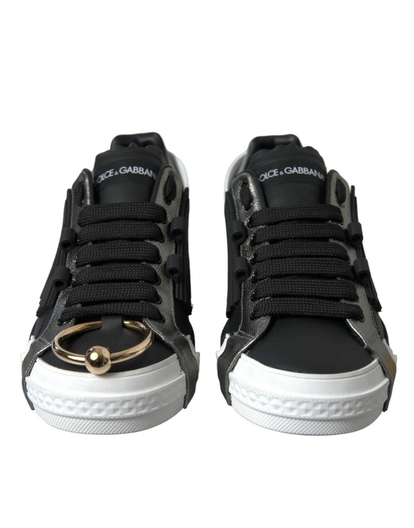  - Elegant Calfskin Low Top Sneakers