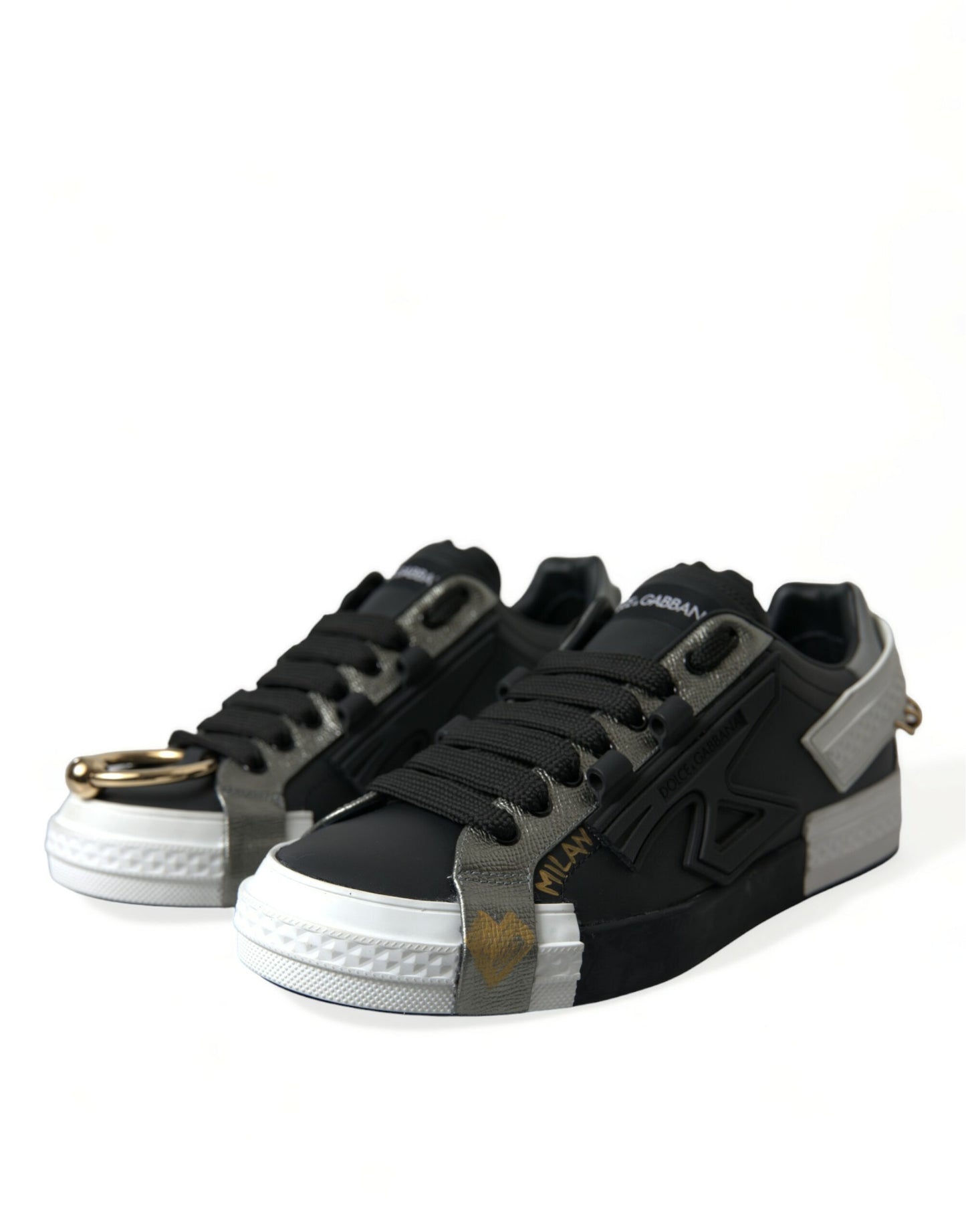  - Elegant Calfskin Low Top Sneakers