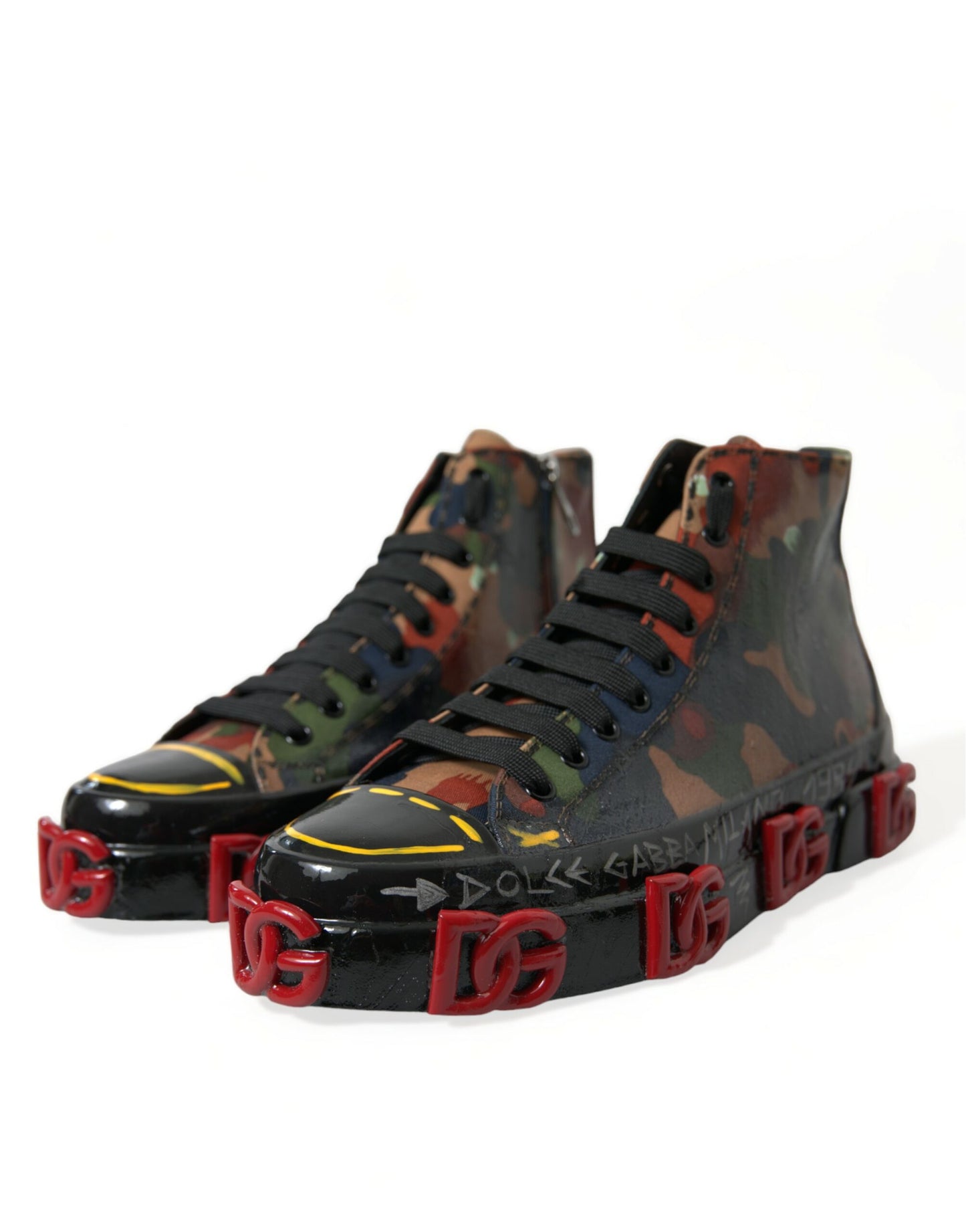  - Chic Multicolor High-Top Sneakers