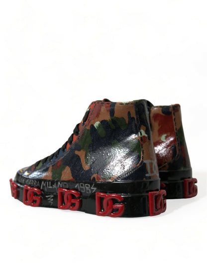  - Chic Multicolor High-Top Sneakers