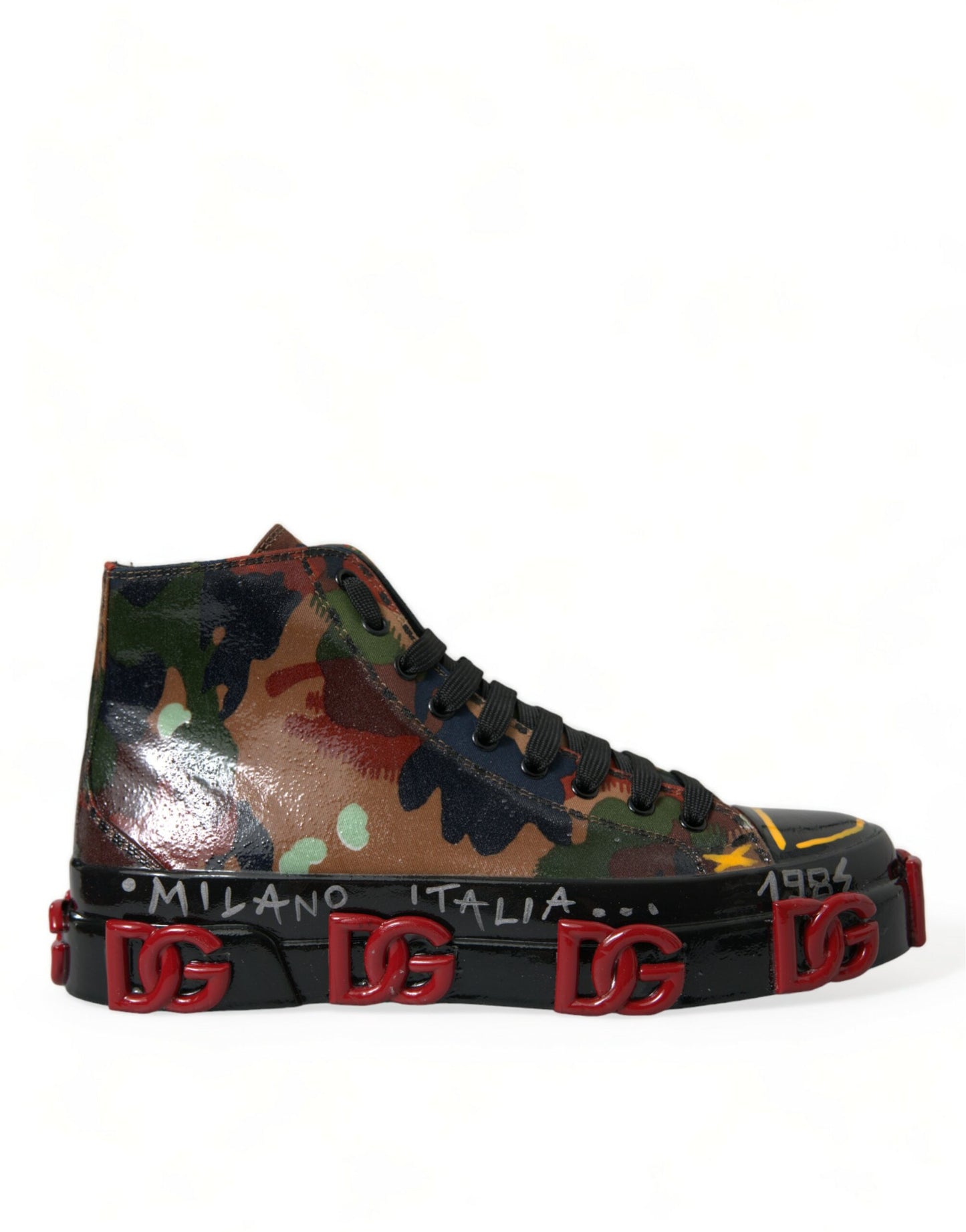  - Chic Multicolor High-Top Sneakers