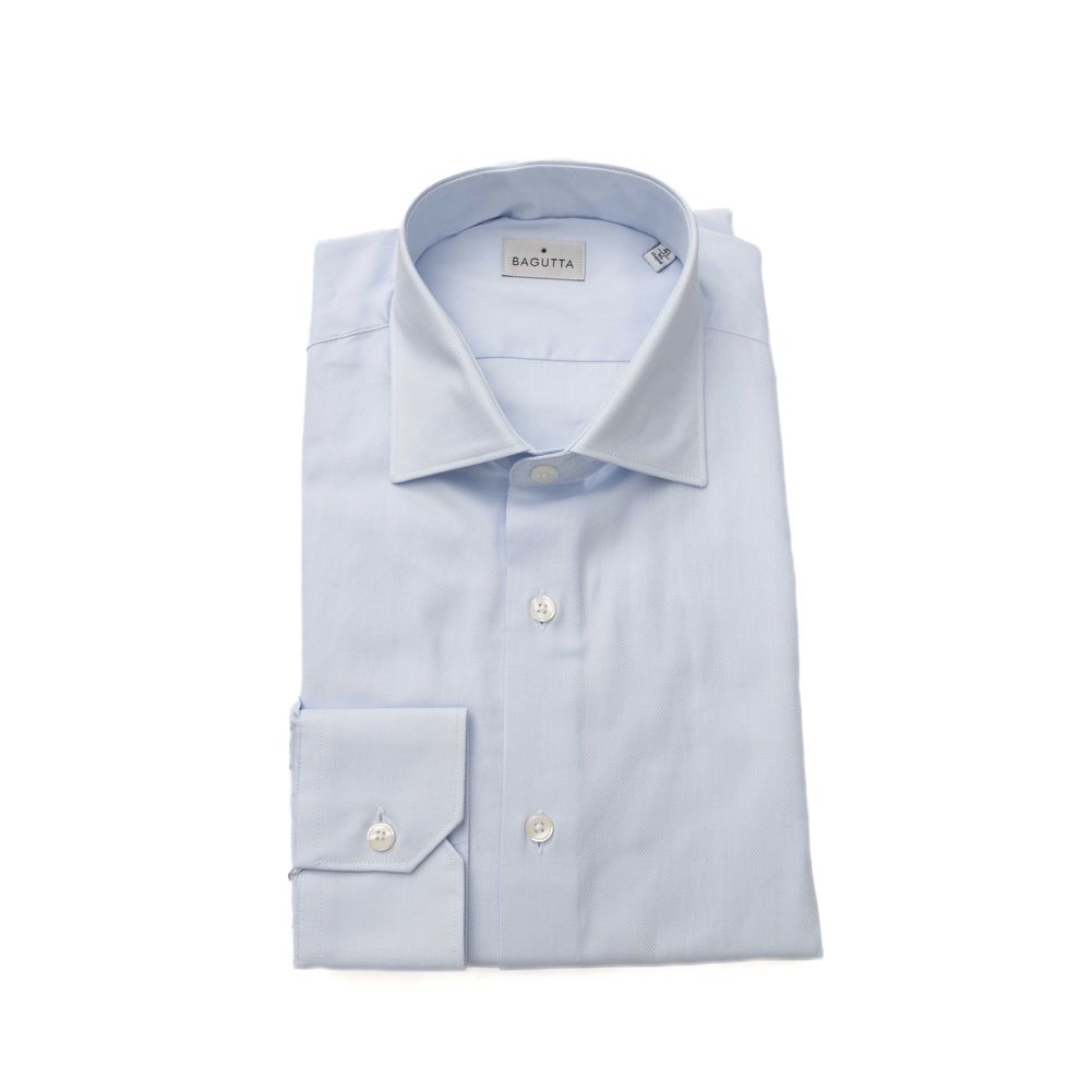  - Light Blue Cotton Mens Shirt