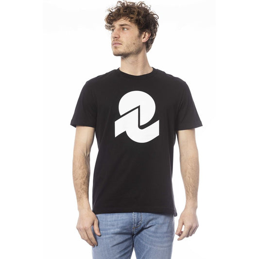  - Black Cotton Men T-Shirt