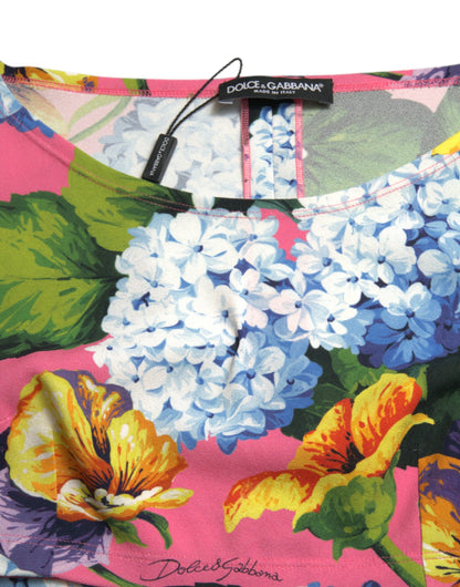  - Floral Elegance Cropped Blouse