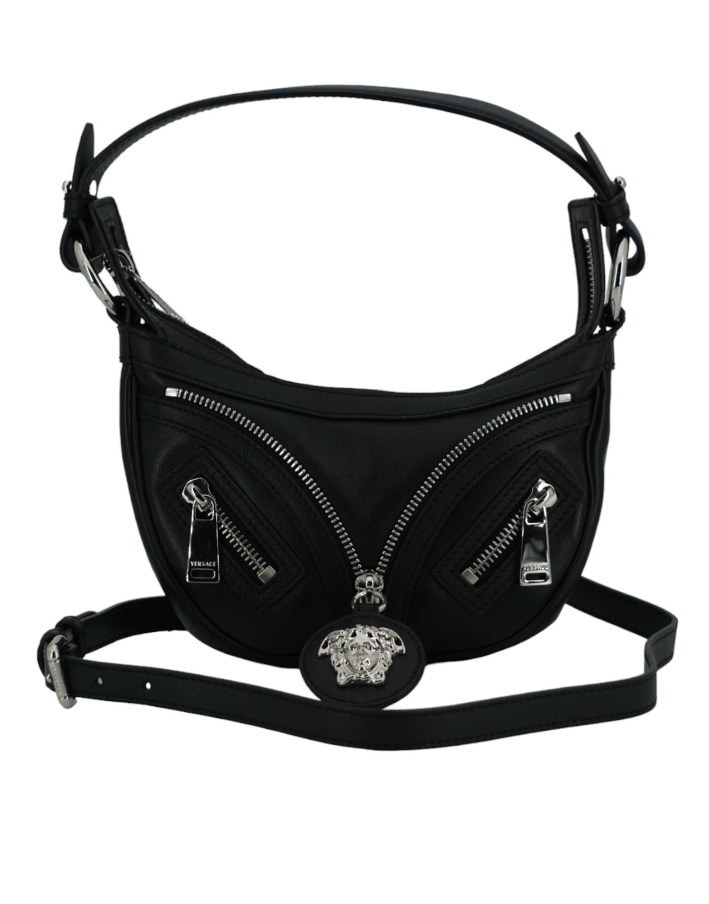  - Elegant Black Mini Hobo Shoulder Bag