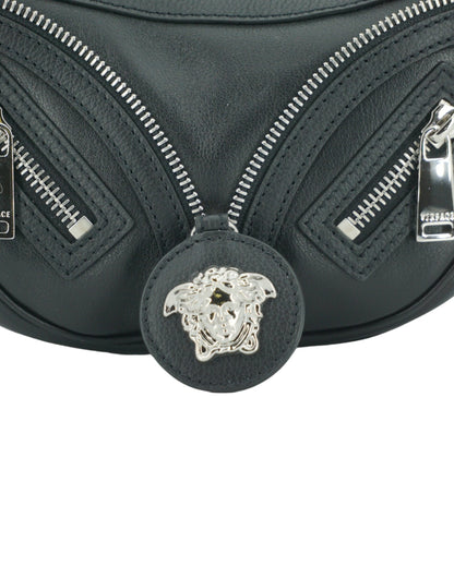  - Elegant Black Mini Hobo Shoulder Bag