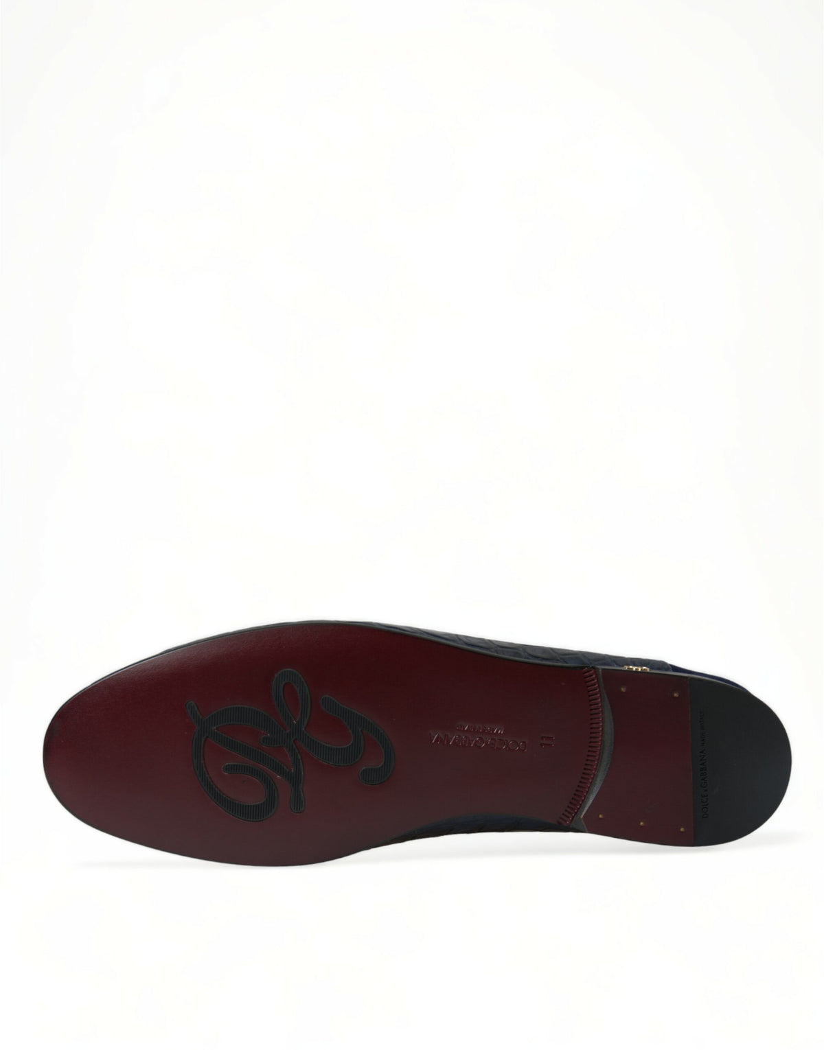 Elegant Blue Crocodile Leather Loafers by Dolce & Gabbana