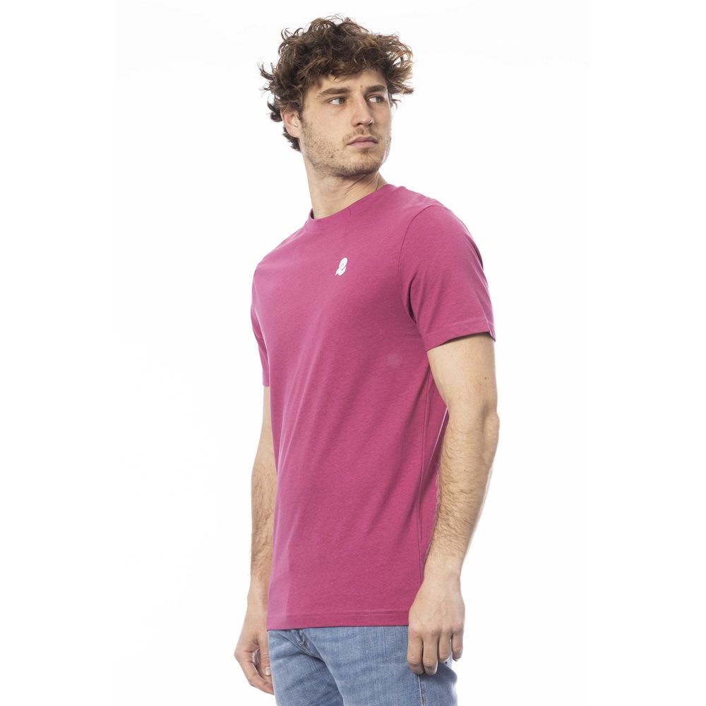  - Purple Cotton Men T-Shirt