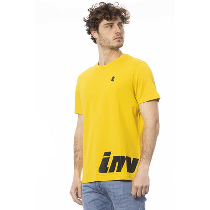  - Yellow Cotton Men T-Shirt