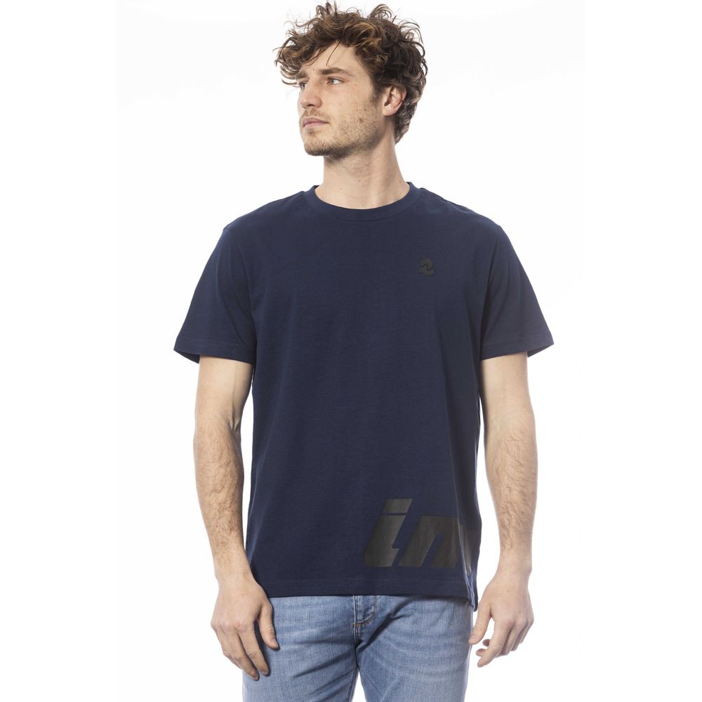  - Blue Cotton Men T-Shirt