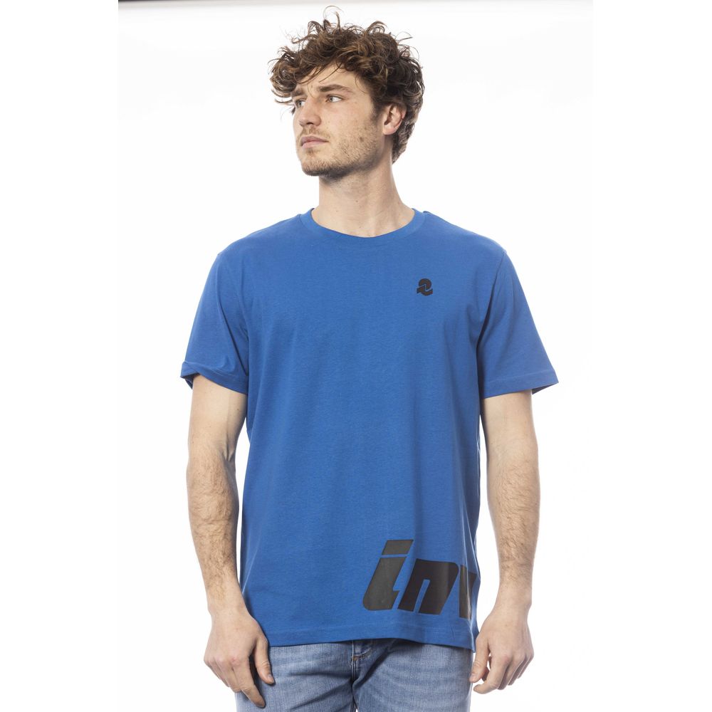  - Blue Cotton Men T-Shirt