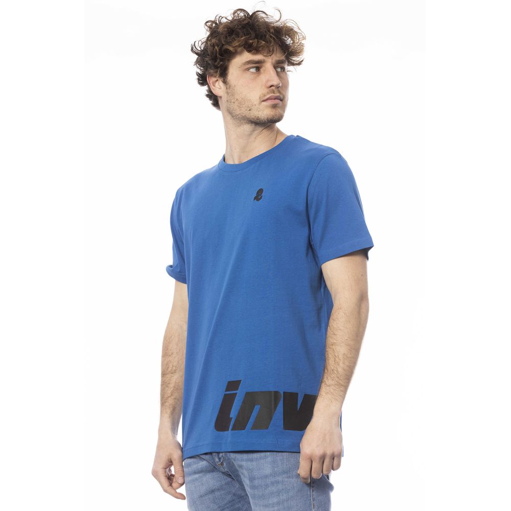  - Blue Cotton Men T-Shirt