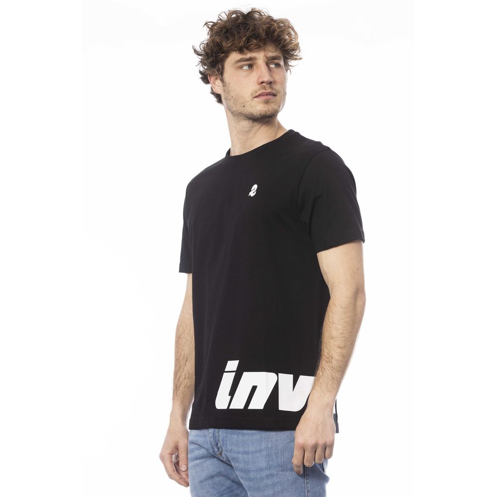  - Black Cotton Men T-Shirt