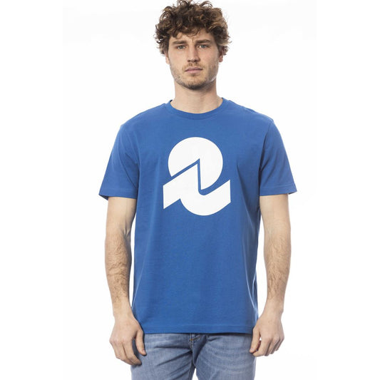  - Blue Cotton Men T-Shirt