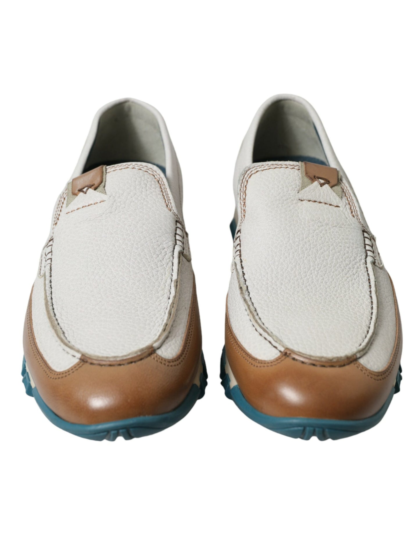  - Elegant White Deerskin Loafers