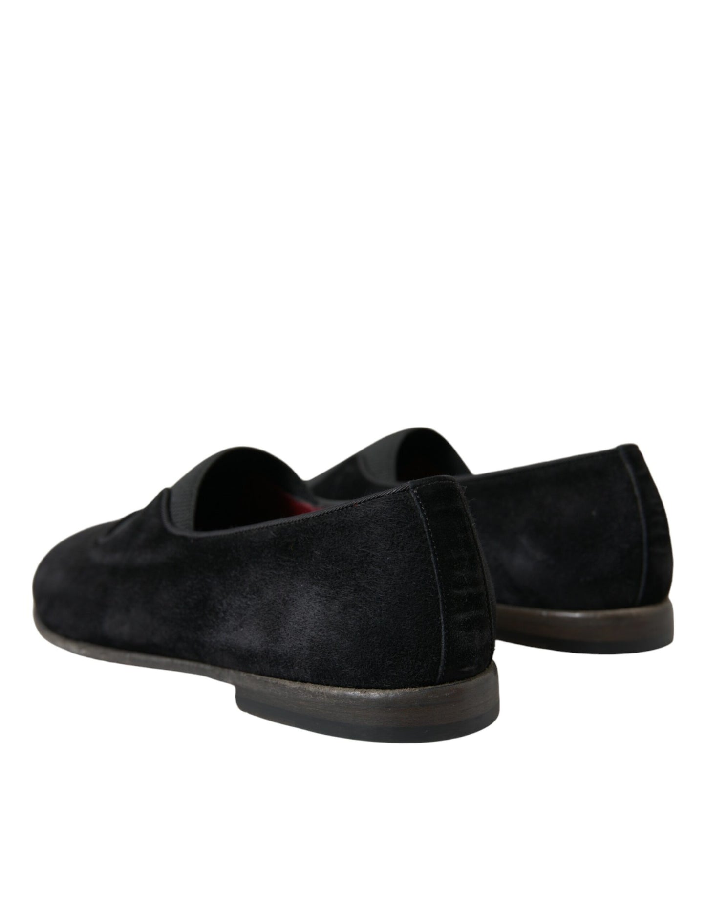  - Elegant Black Velor Loafers for the Discerning Gentleman