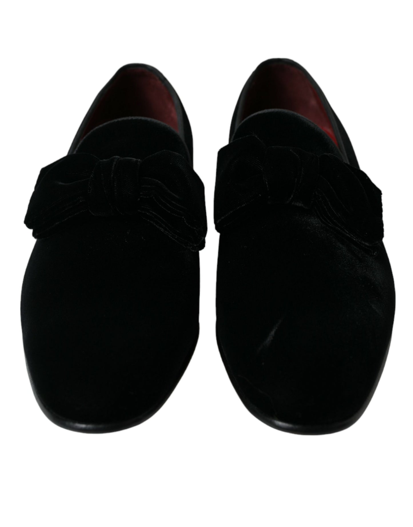  - Elegant Black Velvet Loafers - Men's Luxury Footwear