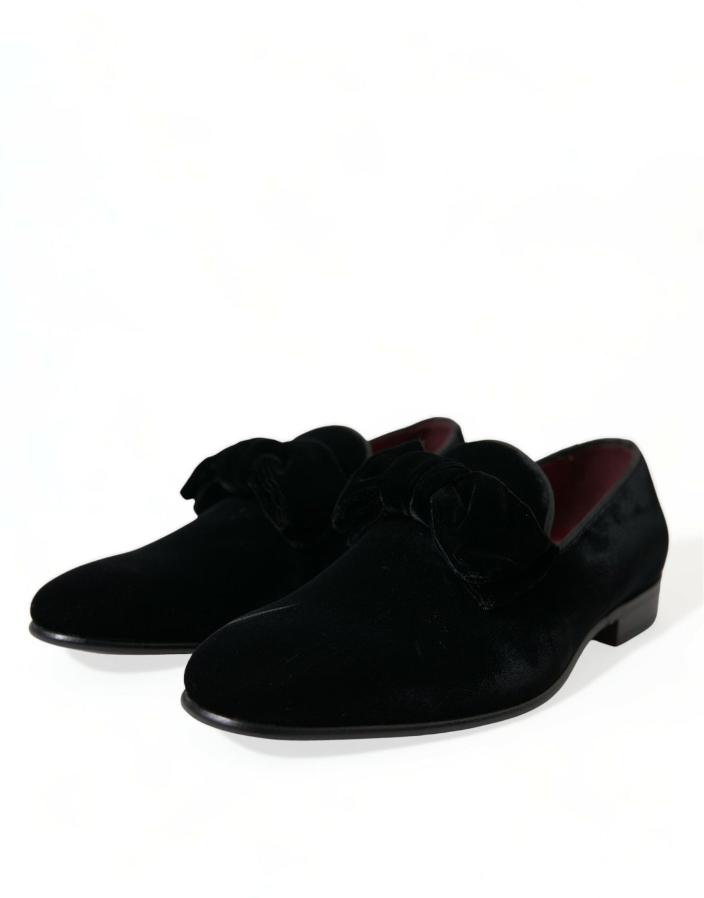  - Elegant Black Velvet Loafers - Men's Luxury Footwear