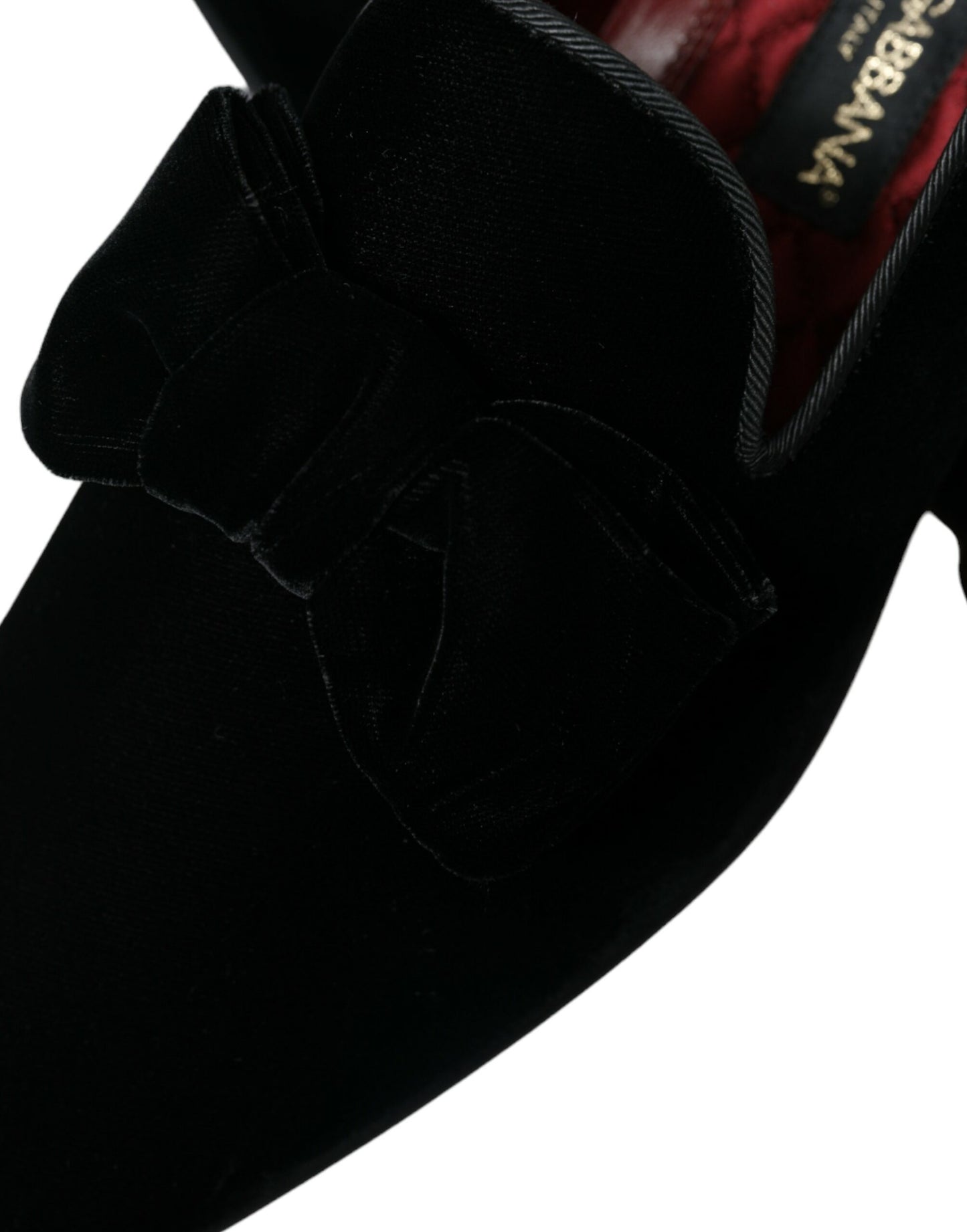  - Elegant Black Velvet Loafers - Men's Luxury Footwear