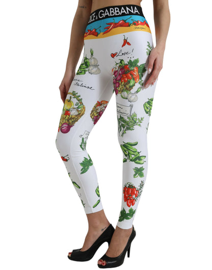  - Elegant High Waist Printed Leggings