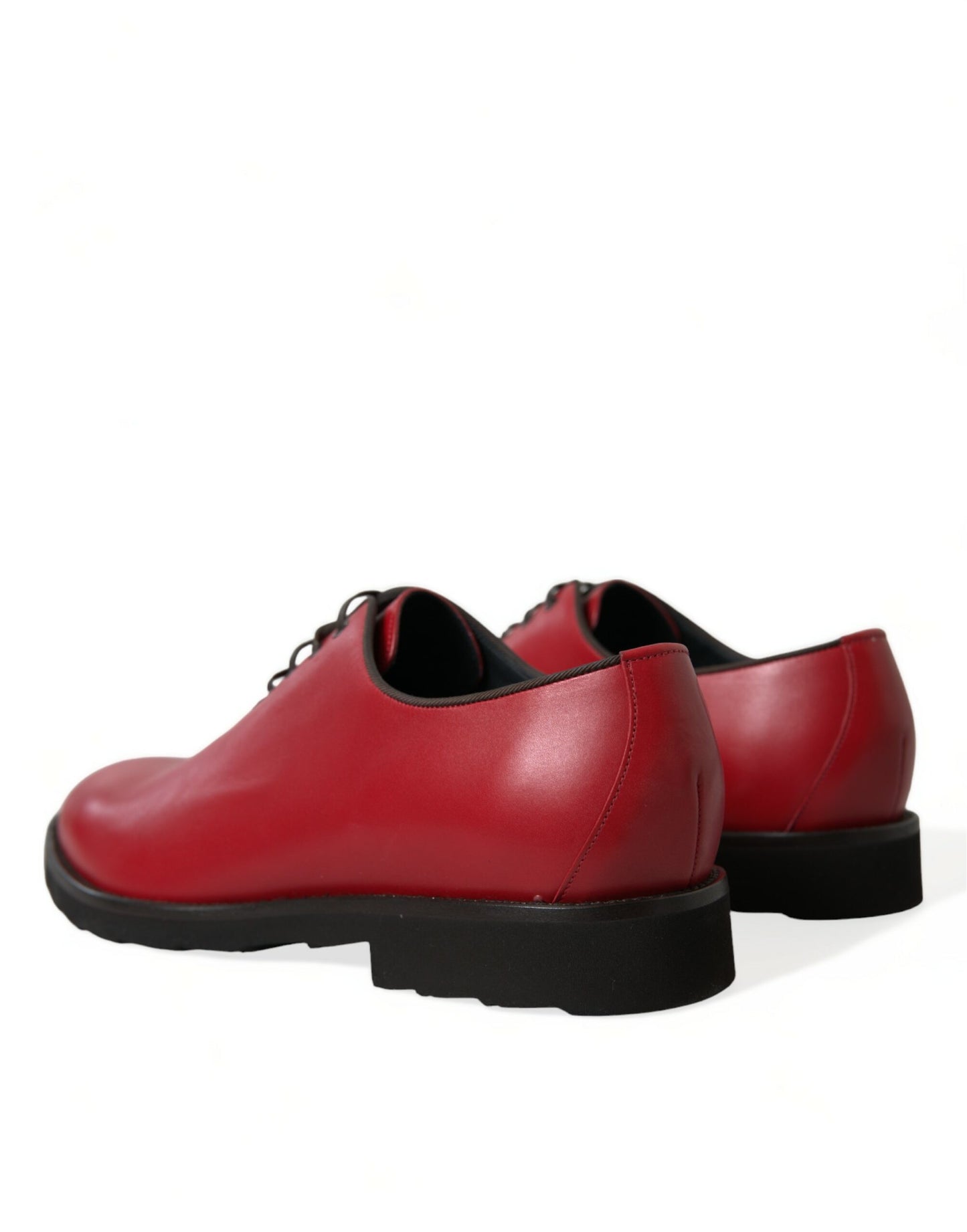  - Elegant Red Leather Oxford Dress Shoes