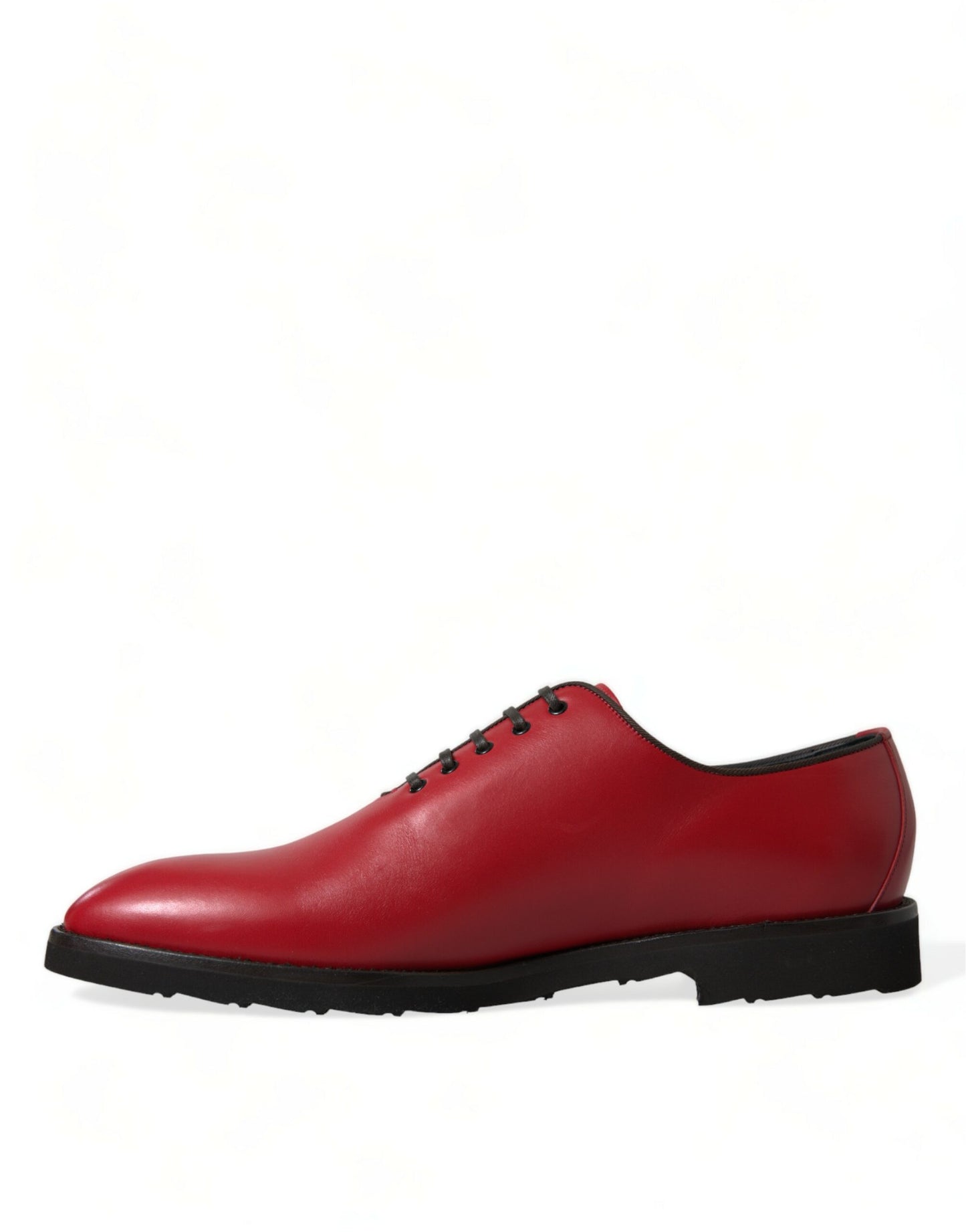  - Elegant Red Leather Oxford Dress Shoes