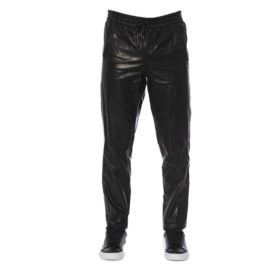 - Black Leather Men Pants