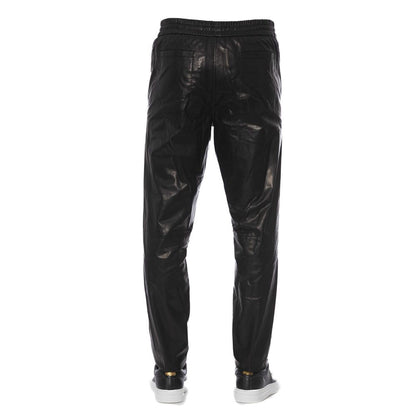  - Black Leather Men Pants