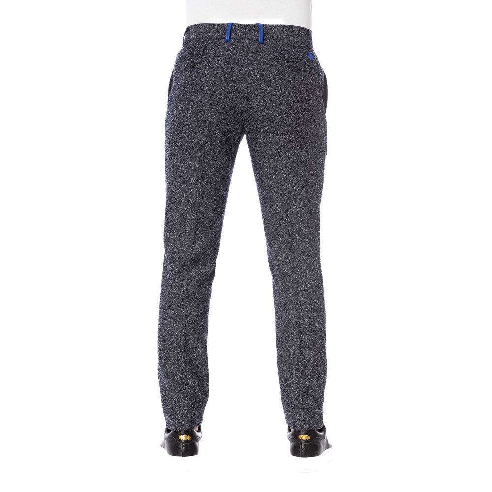  - Black Cotton Men Trousers